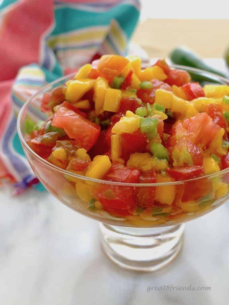 Mango Papaya Salsa