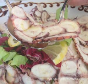 Octopus Carpaccio