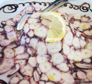 Octopus Carpaccio Cinque Terre