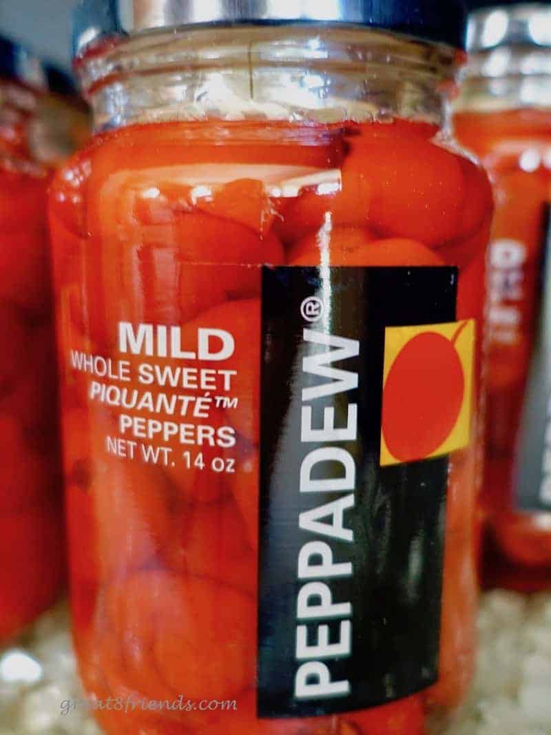 A jar full of Peppadews