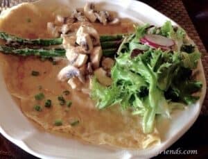 La Crepe Bistro Chicken and Asparagus Crepe