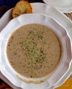 La Crepe Bistro Mushroom Soup