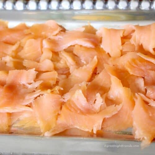 Easy Smoked Salmon Layered Dip Recipe Great Eight Friends