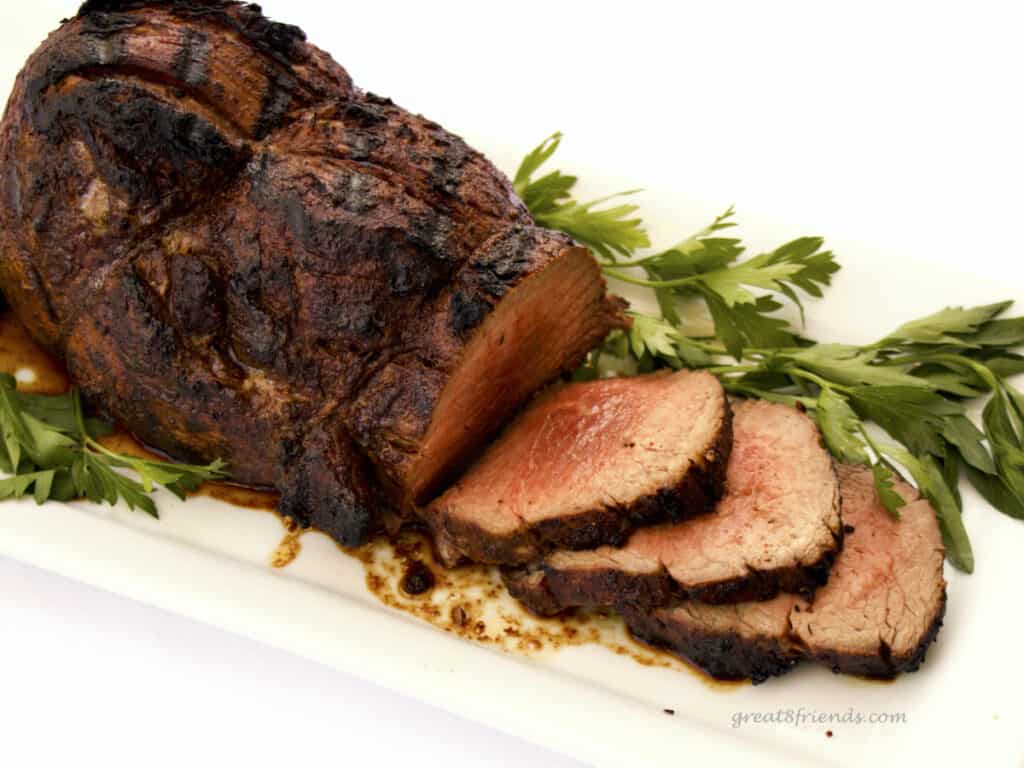 Grilled Beef Tenderloin with Steve's Rub Great Eight Friends