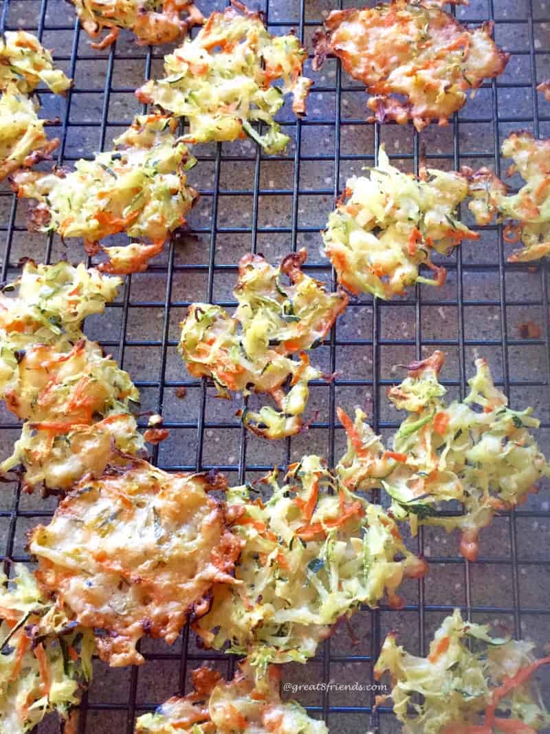 Parmesan Zucchini Crisps