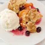 Apricot Blueberry Cobbler