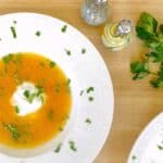 Heirloom Tomato Soup with Greek Yogurt