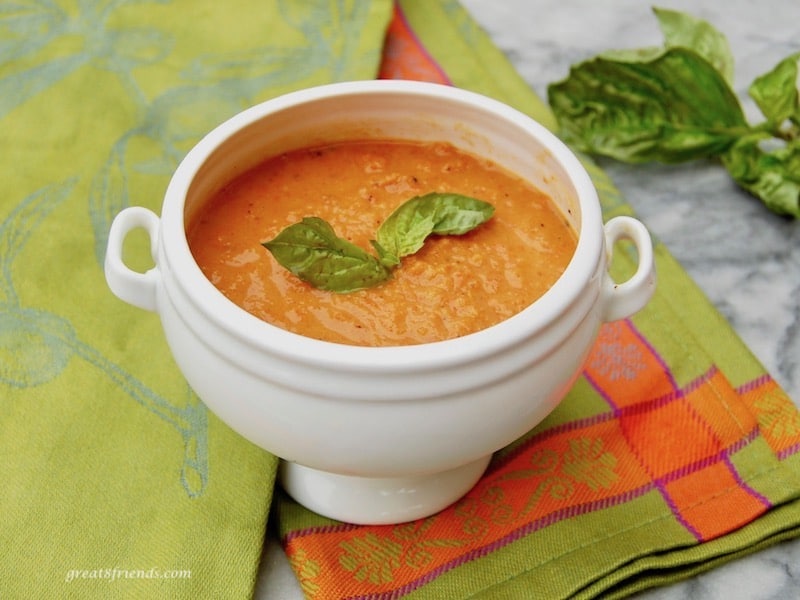 Roasted Carrot and Tomato Soup
