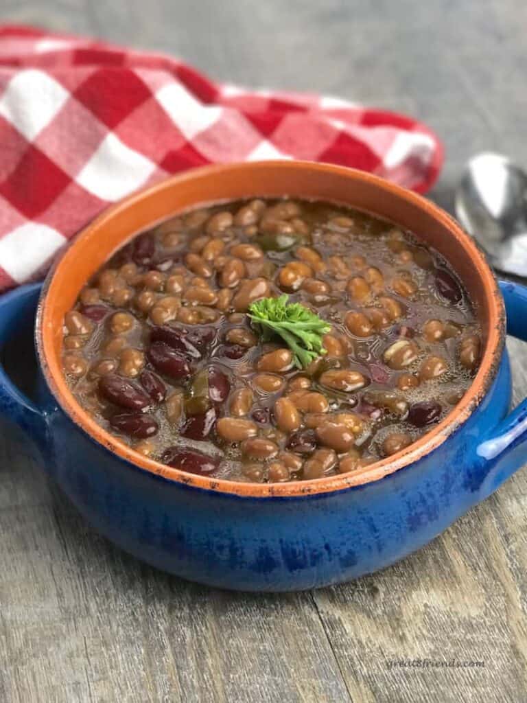 These delicious Texas Slow Cooker BBQ Baked Beans require little effort and yield lots of flavor. Make them and take them or just make them and eat them!