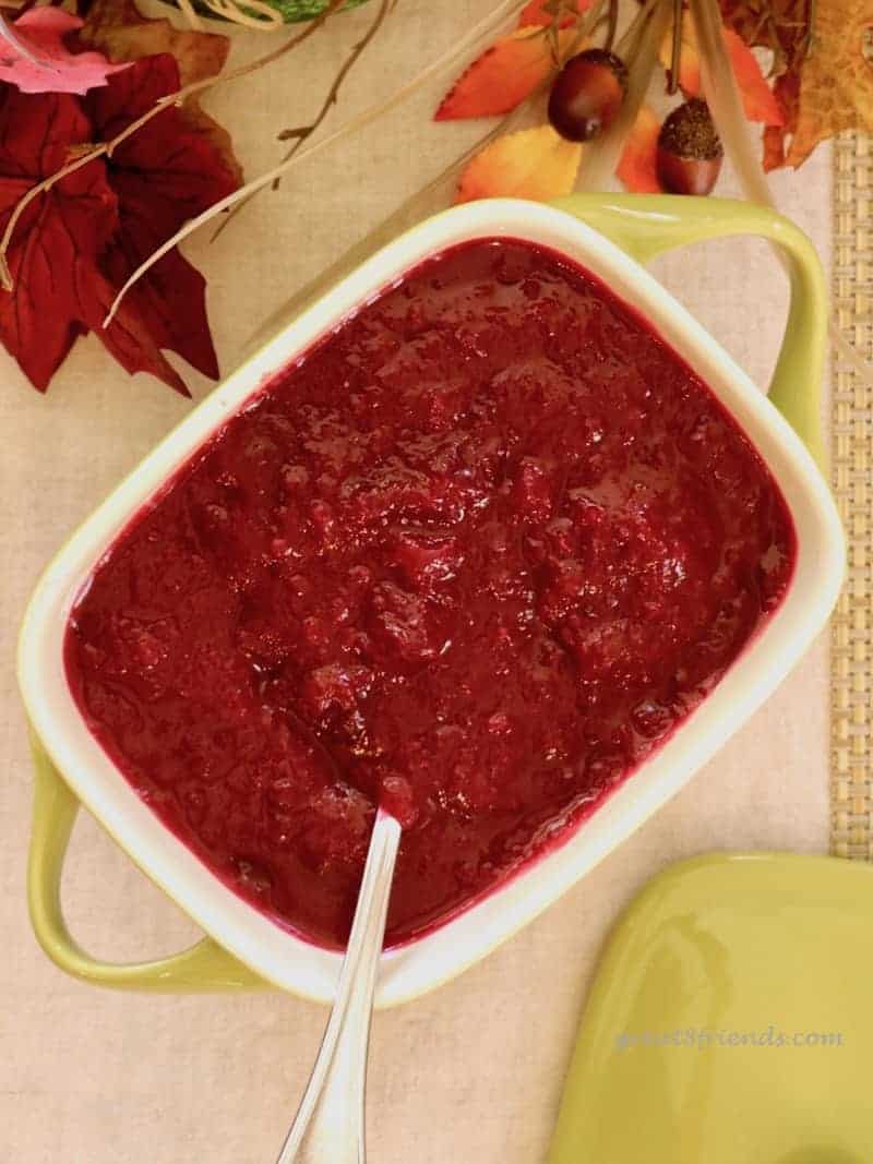 The Best Apple Cranberry Sauce Recipe | Great Eight Friends