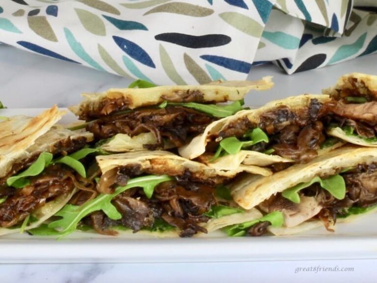 Portobello Mushroom Quesadillas Great Eight Friends