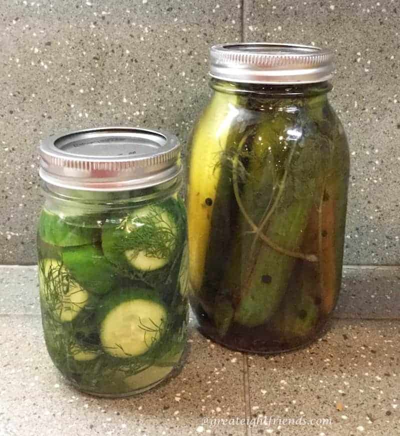 Classic Dill Pickles...a healthy snack from your own jar! Great Eight