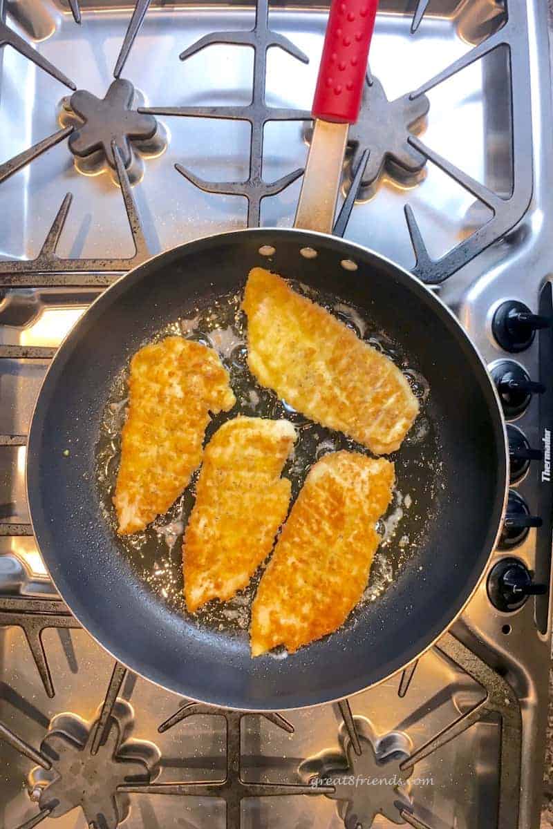 These Crispy Parmesan Chicken Cutlets are the perfect dinner for two or double the recipe for company! Easy and delicious, a crowd favorite!