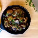 Mushrooms in Garlic Sauce