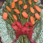 Asparagus Carrot bouquet