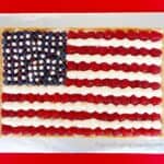 Flag Fruit Pizza Whole