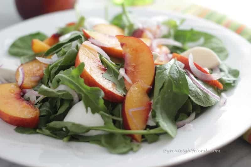 Nectarine Burrata Salad