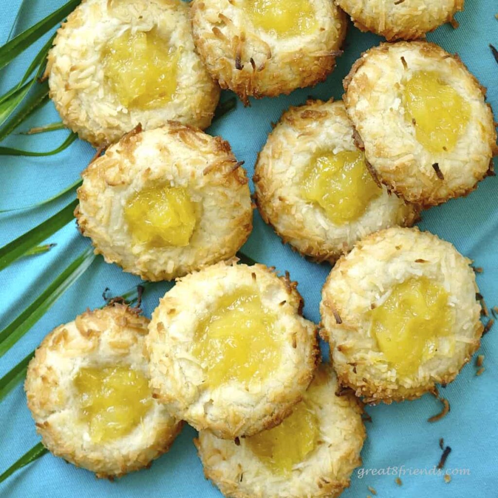 Coconut Pineapple Cookies Great Eight Friends