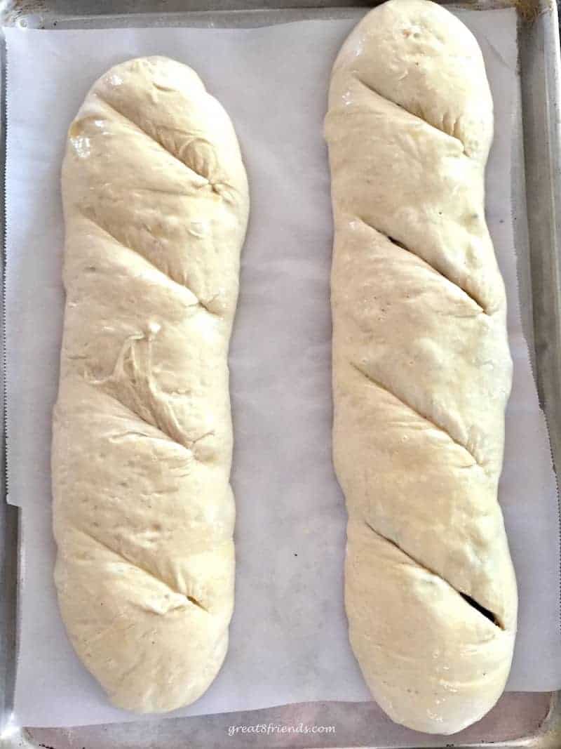 Homemade bread is one of the best things on the planet. And if you have two hours you can make this bread. Olive Bread 2-2-2; 2 rises, 2 loaves, 2 hours.
