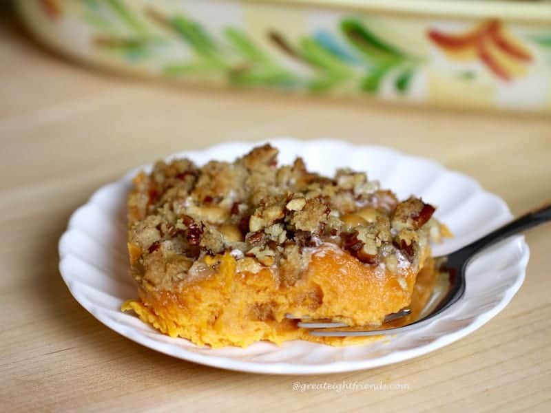 Sweet Potato Casserole piece