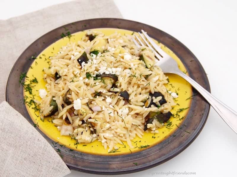 Zucchini with Orzo 1