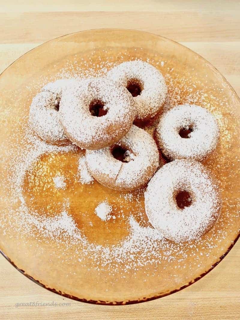 Divine Doughnuts...Delicious, Delectable, and as a bonus, Gluten Free too! Try this recipe, these will become your favorite cake donuts!
