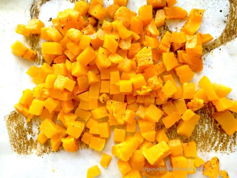 Browned Butter Squash Pasta Cubed