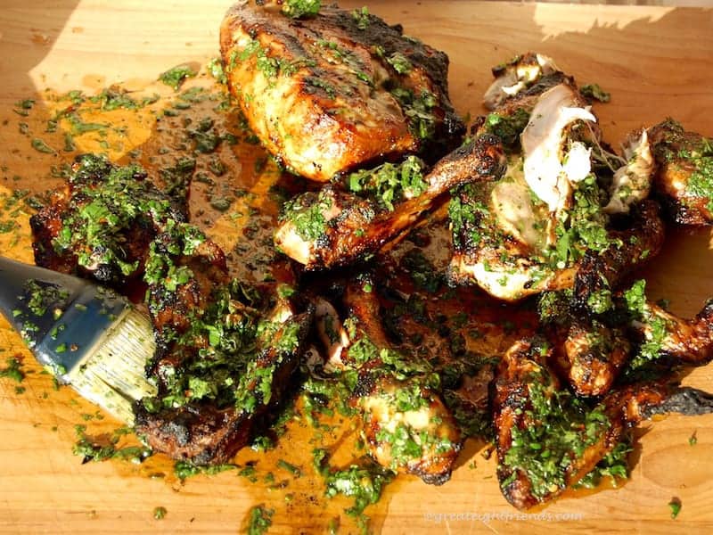 Chicken with Board Dressing 2