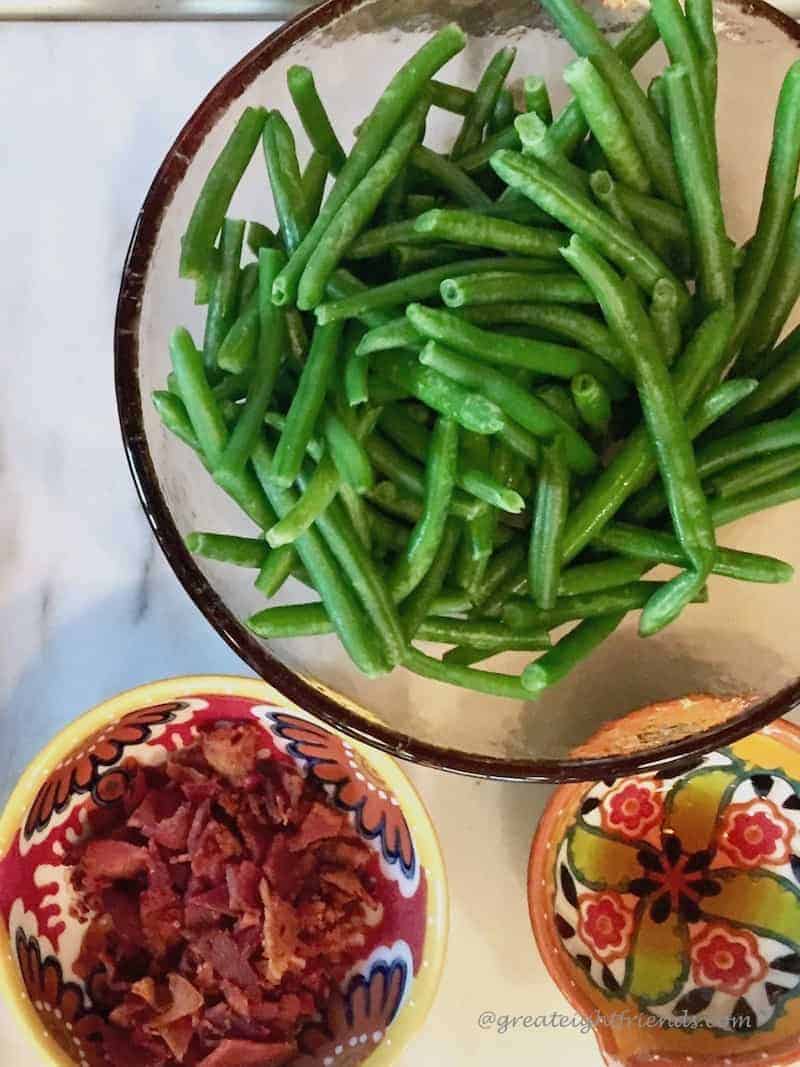 Green Beans, bacon Ingredients