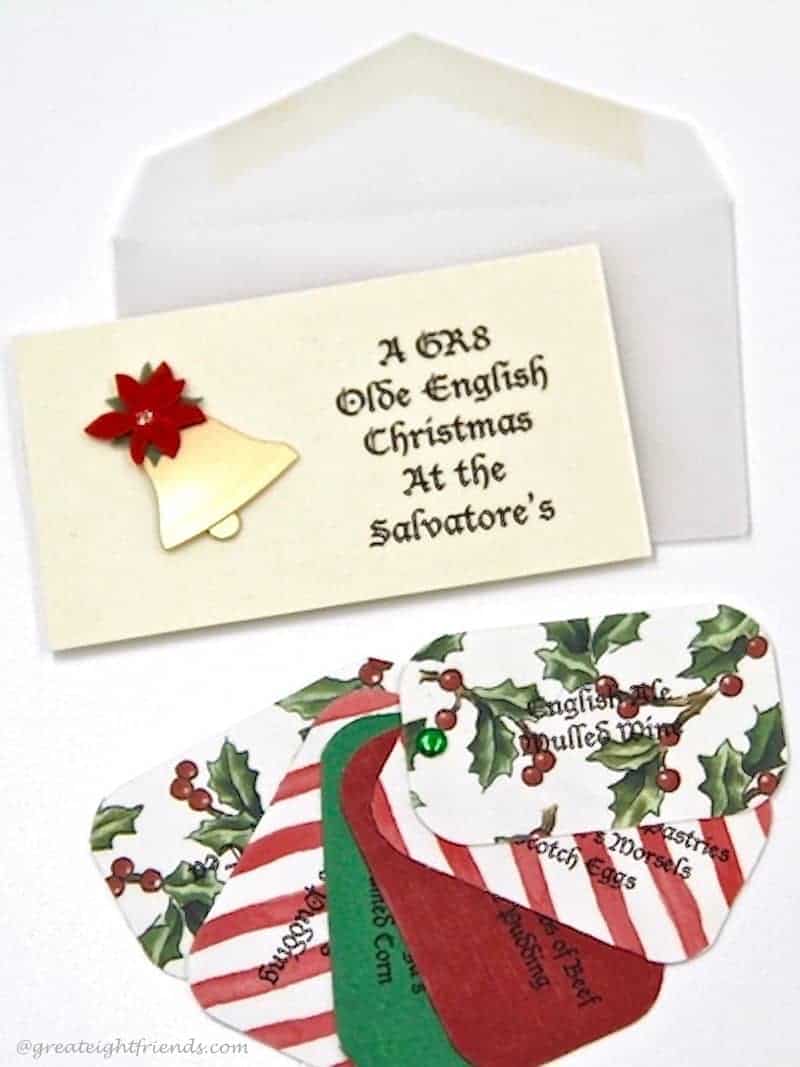 Olde English Christmas Dinner Invite