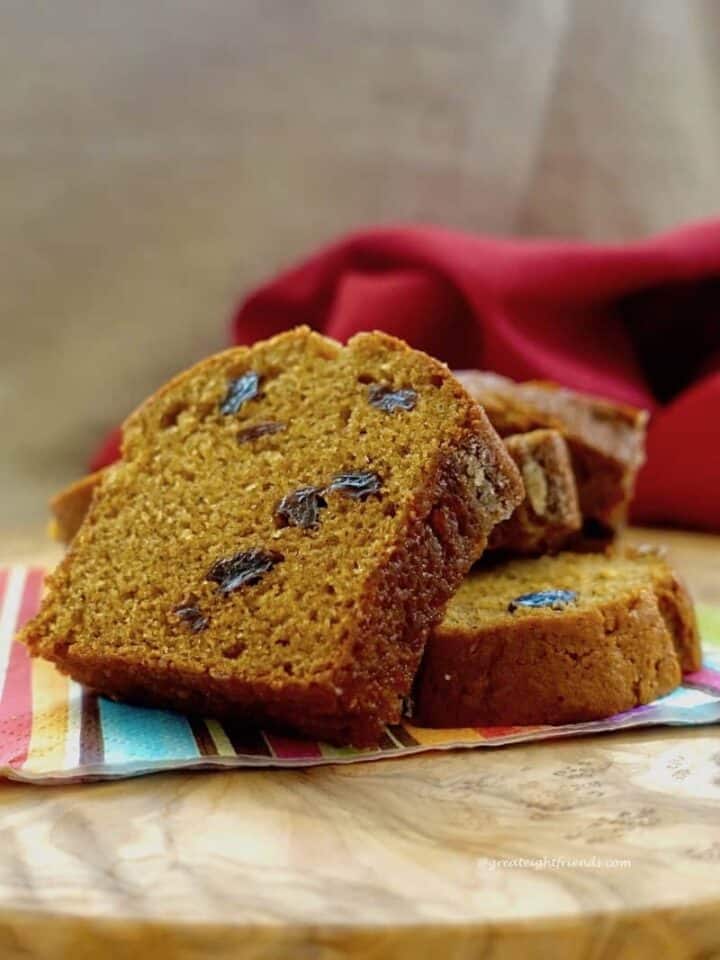 Roasted Pumpkin Olive Oil Quick Bread Great Eight Friends