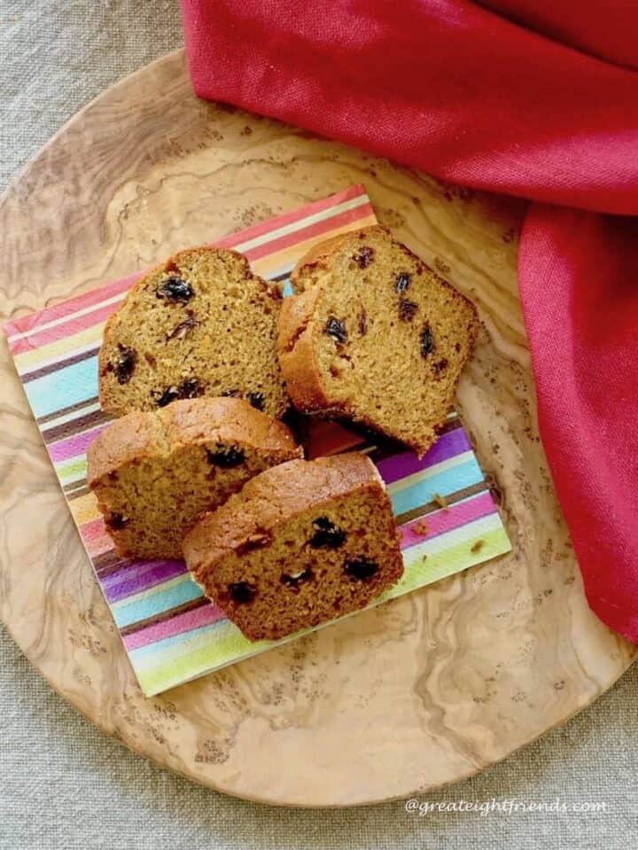 Roasted Pumpkin Olive Oil Quick Bread Great Eight Friends