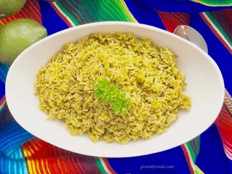 Baked Arroz Verde 