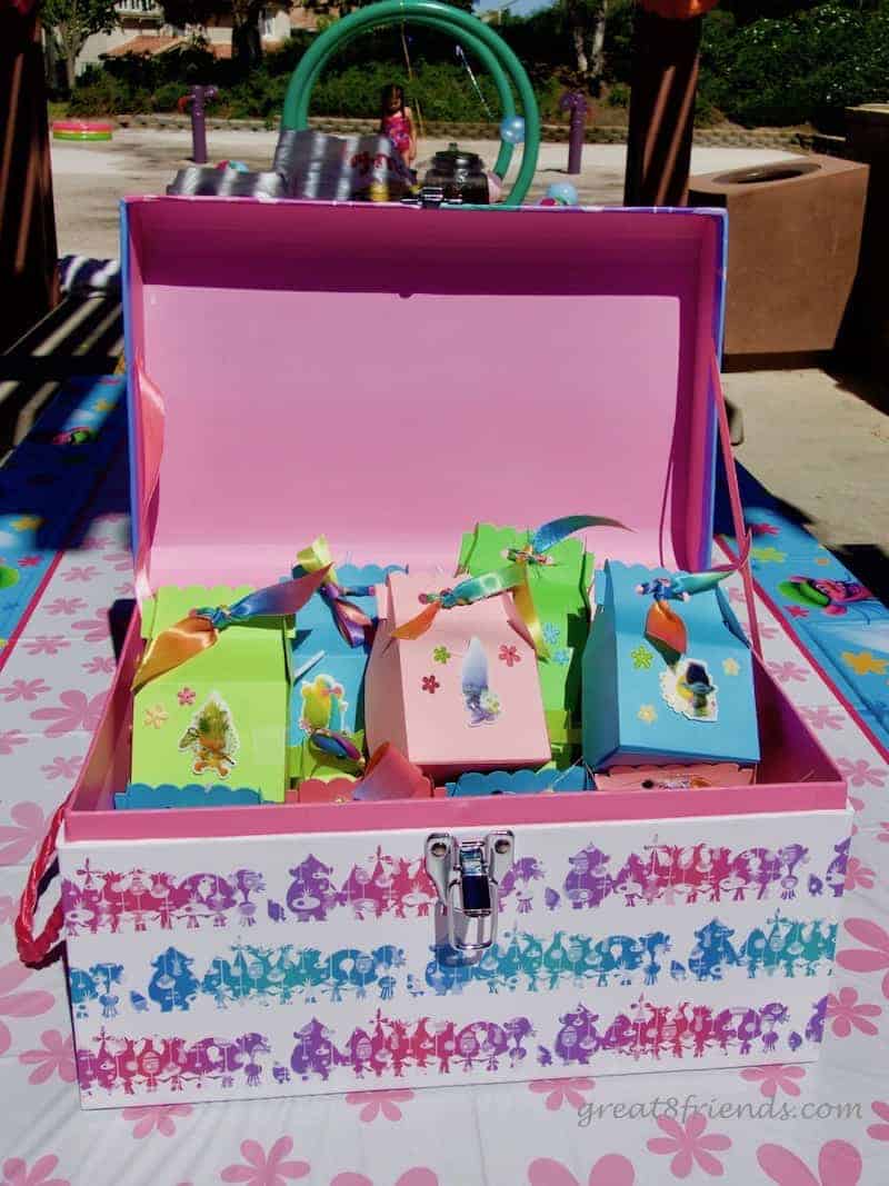 Trolls Birthday Party Treat Boxes