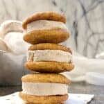 Snickerdoodle Ice Cream Sandwiches...a Gr8 cookie combined with a favorite frozen treat, what could be better? Get the recipe here!