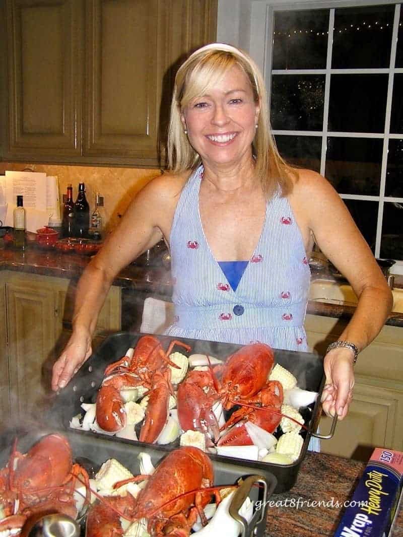Our Nantucket Clambake Dinner Party was a Gr8 success! This is the ultimate summer entertaining meal. Casual and fun for everyone, try it!