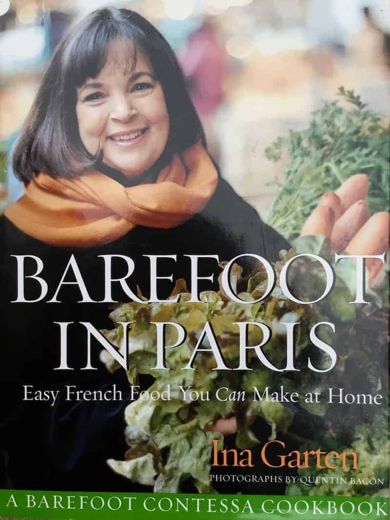 The cover of Ina Garten's "Barefoot in Paris" cookbook.