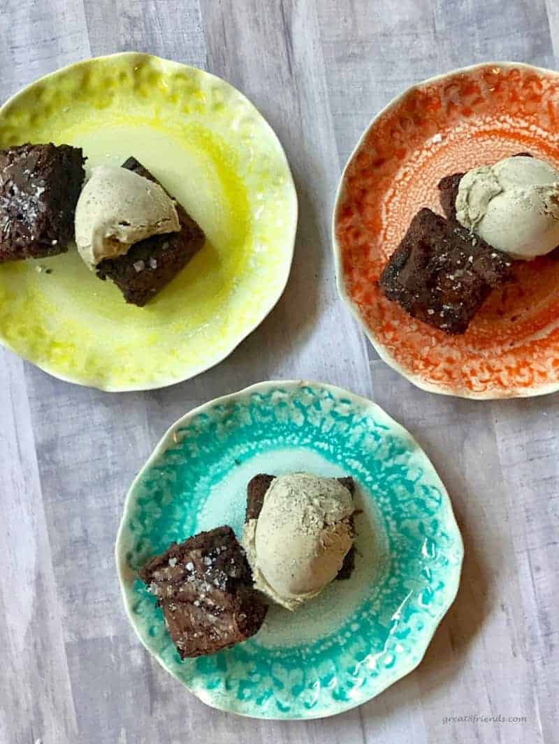 If you love chocolate, caramel and salt then you will love Ina's Salted Caramel Brownies and Espresso Ice Cream for a perfect dessert!