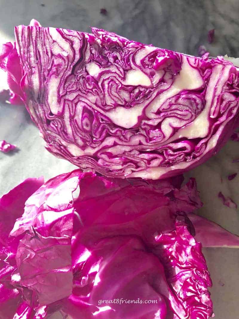 This Red Cabbage Rødkål is a colorful, very flavorful side dish often served at a Danish Christmas dinner but we will serve this dish anytime!