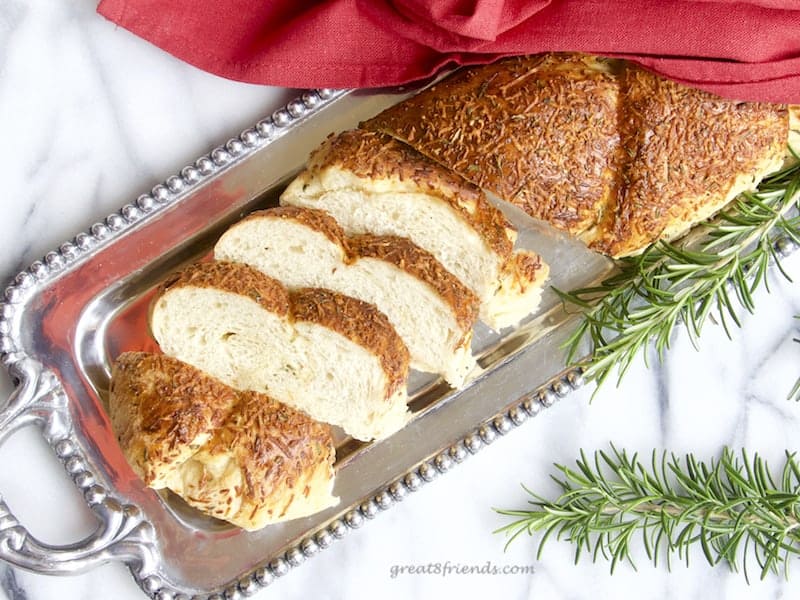 Rosemary Asiago Bread Great Eight Friends