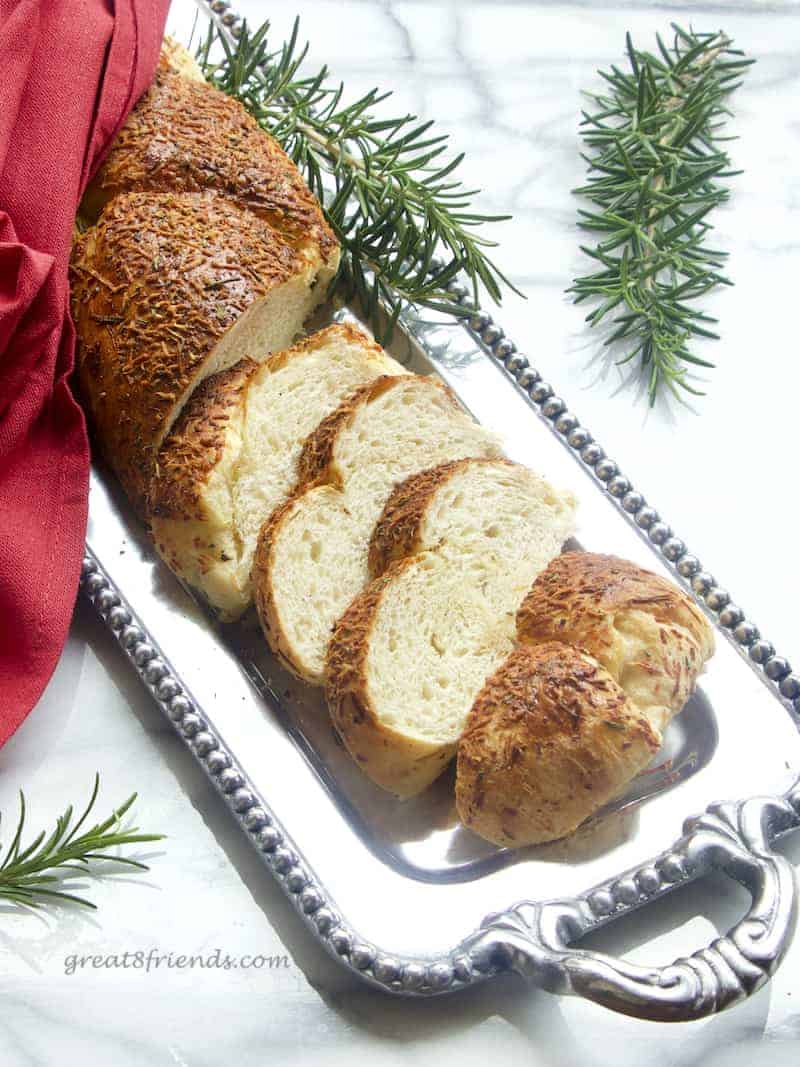 Easy Rosemary Asiago Bread Recipe Great Eight Friends