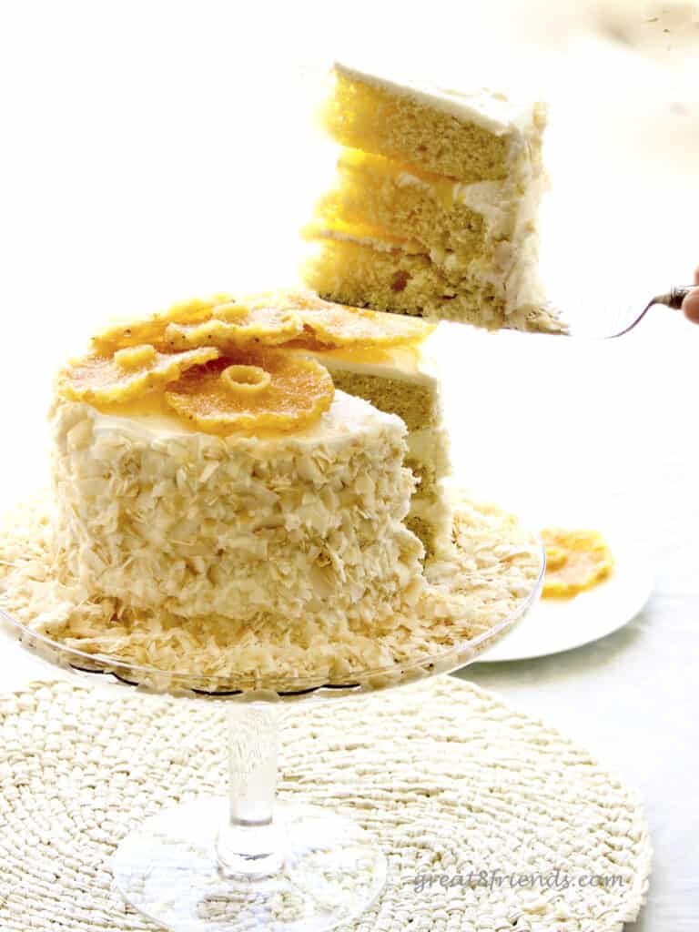 Pineapple Coconut Rum Cake Recipe Great Eight Friends