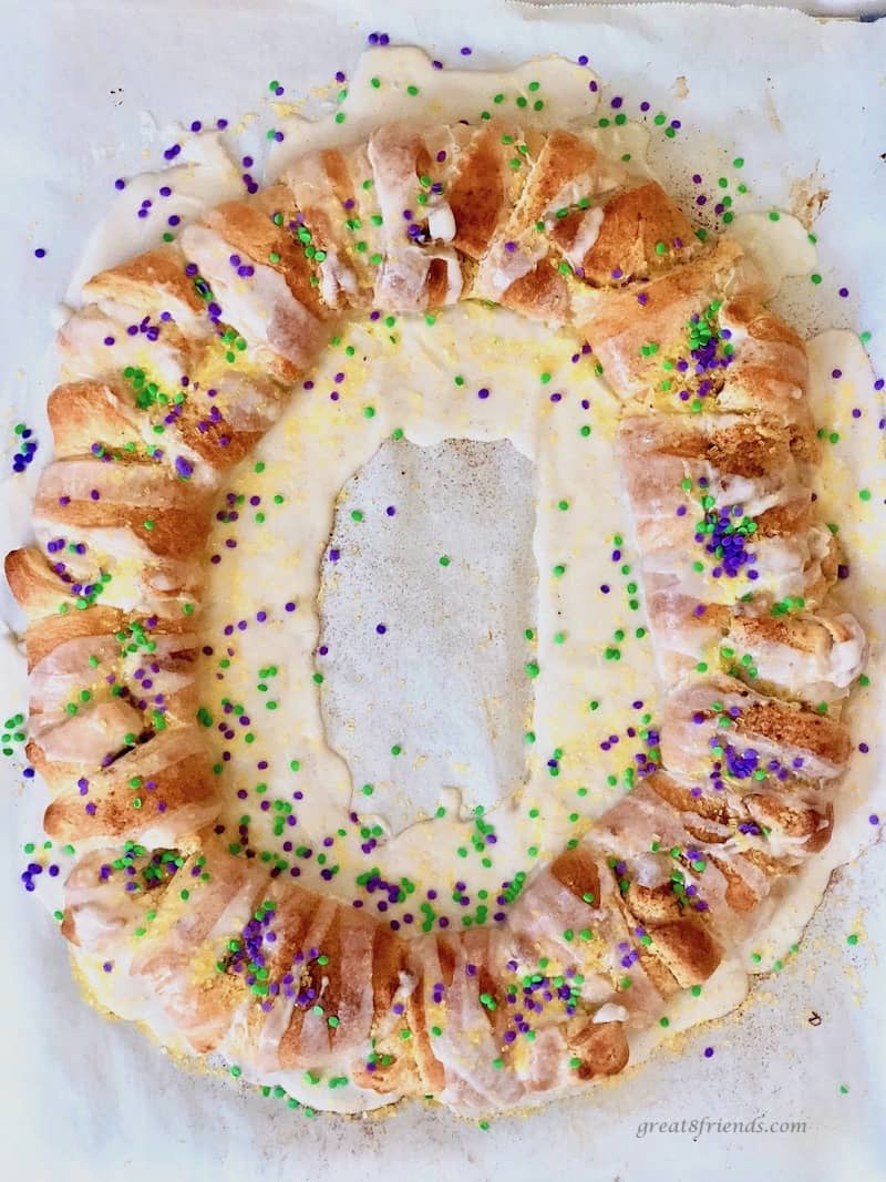 Mardi Gras King Cake | Barbara Bakes