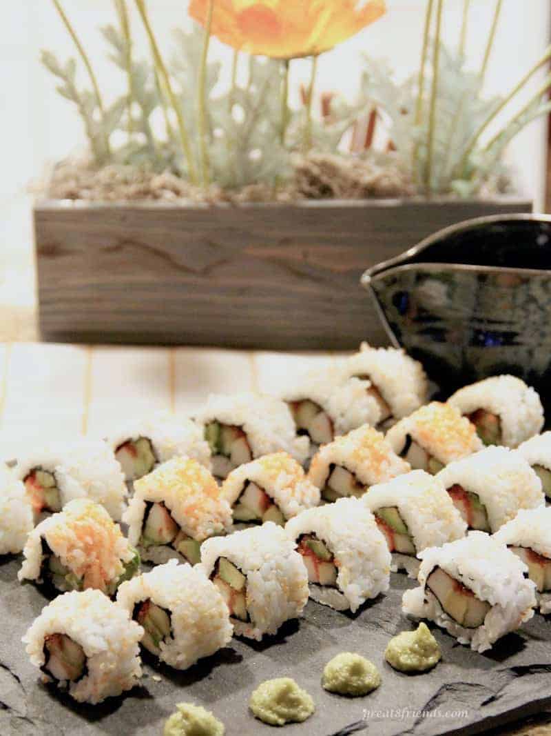 homemade California roll 