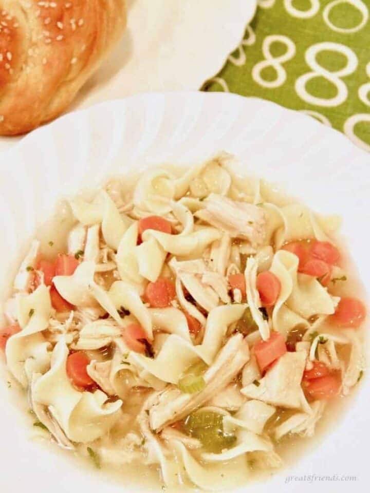 Sunday Supper's Chicken Noodle Soup Great Eight Friends