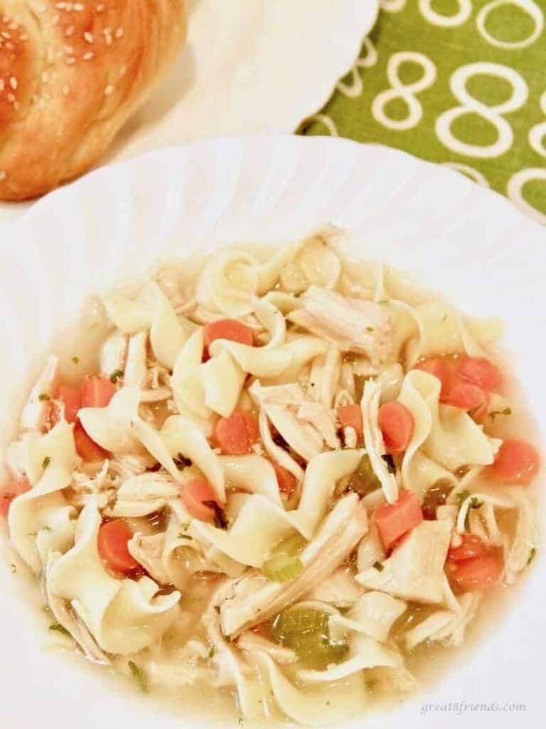 Sunday Supper's Chicken Noodle Soup Great Eight Friends