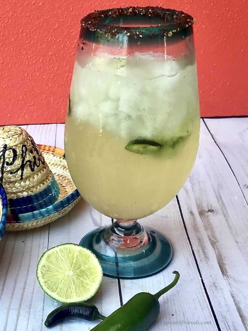 This margarita has just enough spice!