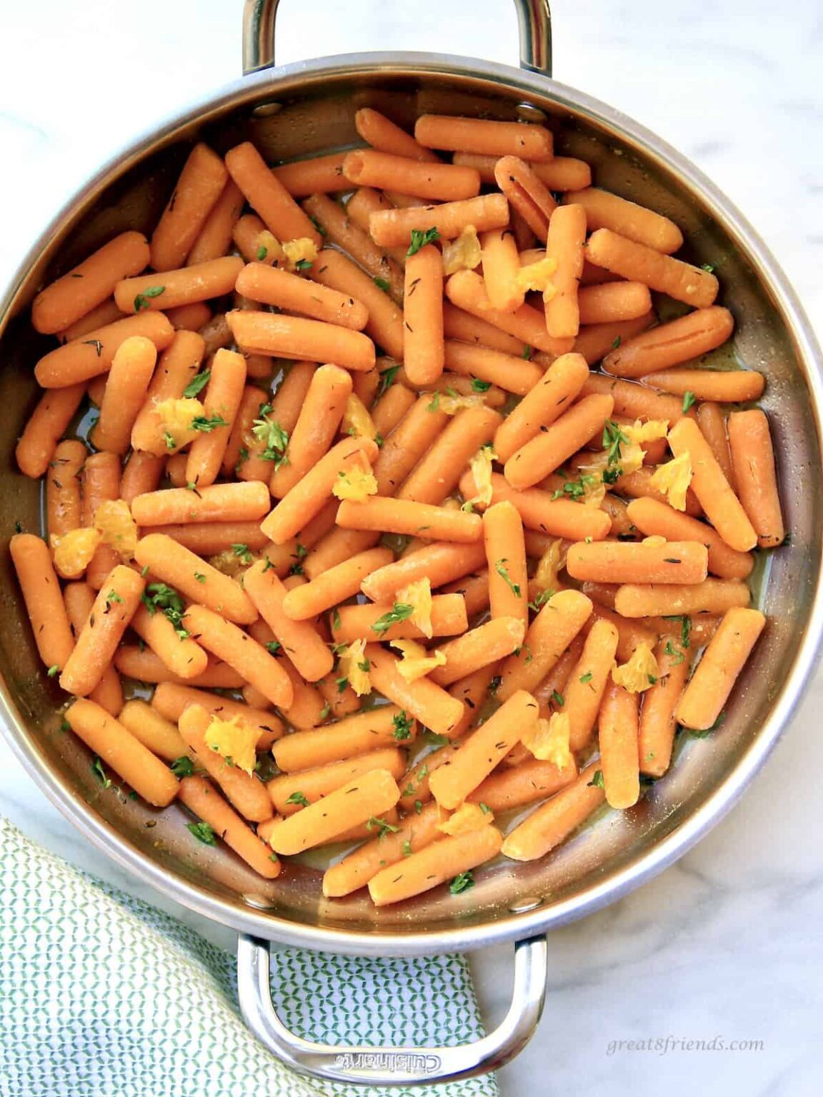 Orange Glazed Carrots Side Dish Great Eight Friends